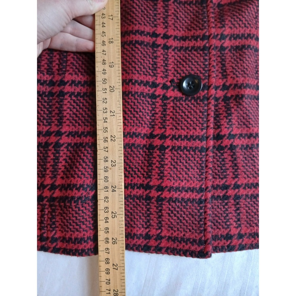 Talbots Blazer 18 Wool Blend Herringbone Plaid Office Preppy Work Career Capsule - Picture 7 of 15